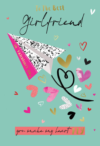 Picture of TO THE BEST GIRLFRIEND ON VALENTINES DAY CARD